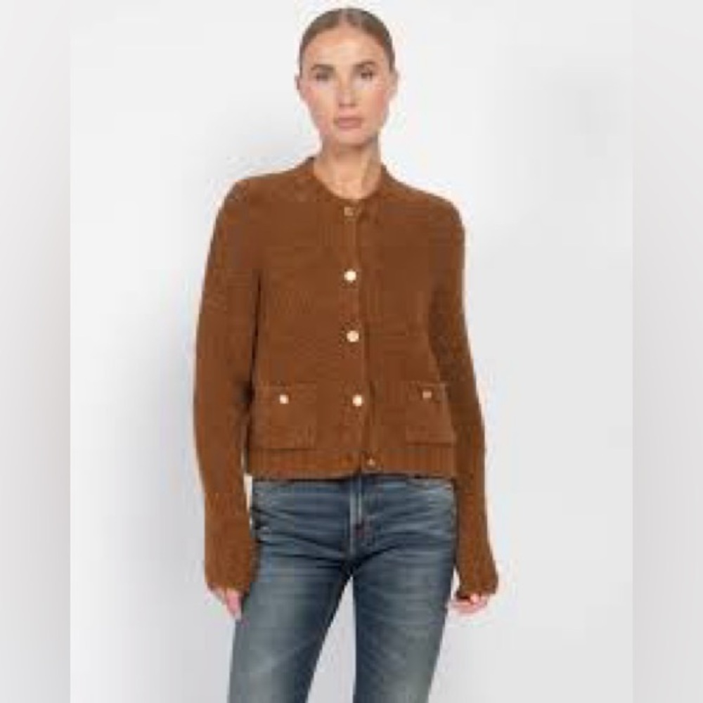 Frame Patch Pocket Cardigan (XS) - Picture 3 of 9